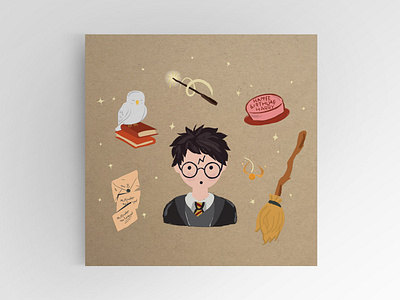 Harry Potter harry harrypotter illustration potter wand wizard