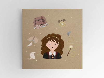 Hermione Granger granger harrypotter hermonie illustration potter wizard