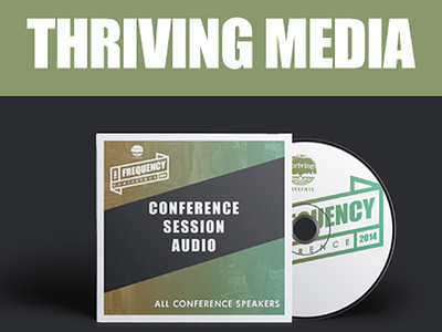 Thriving Media CD Cover audio cd conference frquency media philadelphia session temple thriving