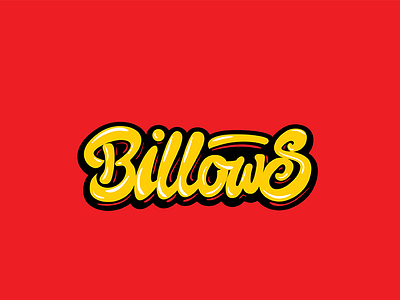 Billows Logo billows branding logo restaurant typo logo typography