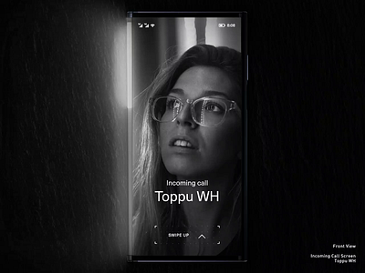 Incoming Call - Side A aftereffects andriod android branding foldable futuristic ident mate x motion os typo ui
