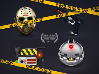 THE LOST PROPS awsum download free hooray icons illustration movie osx yay