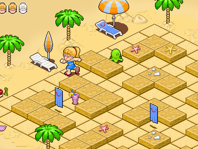 Running pixels character game illustration isometric photoshop pixel pixelart sand summer tiny