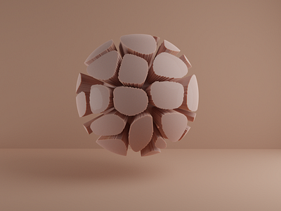 Together Alone Sphere 3d blenderart visual design