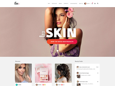 Website Design For An Omni-Channel Brand beauty product client work cosmetics ecommence omnichannel outofbox singapore ui concept ui development ui. website website design