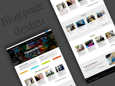 Blog Landing Page - Web Design