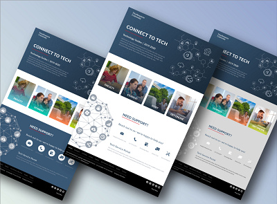 Landing Page Design branding education website illustration technology website ui ux vector visual design website design