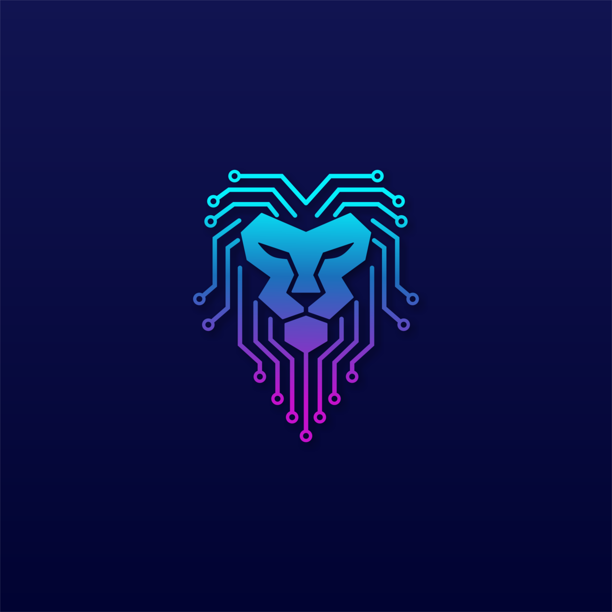 tech lion technology dribbble head