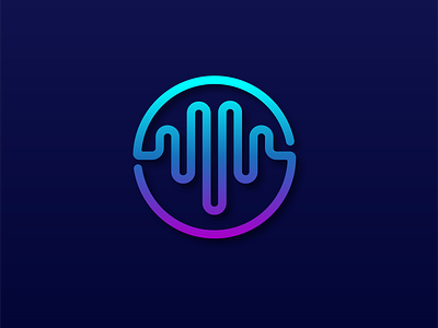 Letter M Sound wave Logo Design by agnyhasyastudio on Dribbble