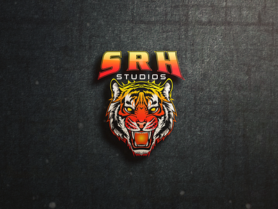 Tiger Head Mascot Esport Logo Design esport logo mascot logo tiger head logo design