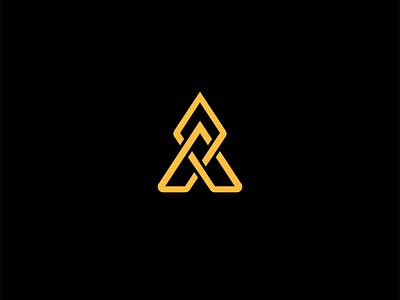 A Letter Logo letter a letter a logo letter logo logo logo design minimalist logo monoline logo