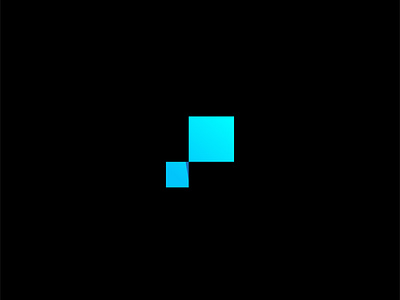 Letter P Pixel Logo