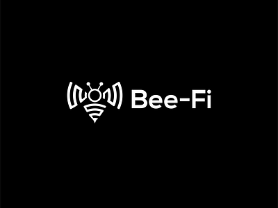 Bee+Wi-Fi icon Logo