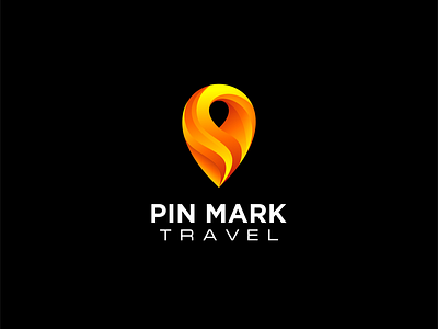 Pin Mark Concept Logo Design