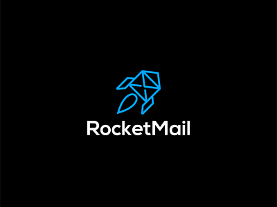Rocket+Mail Concept Logo Design