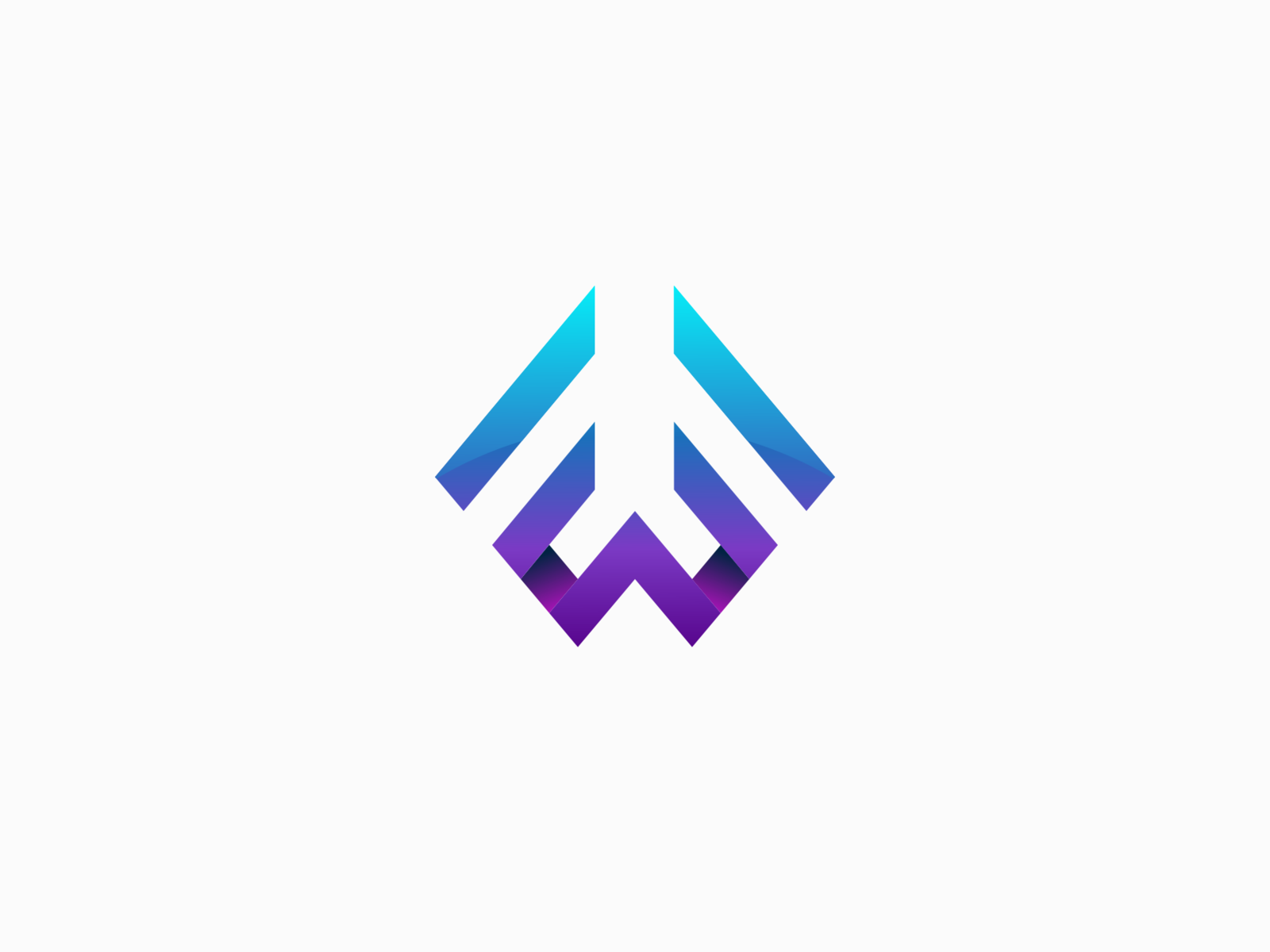 Letter WF Monogram Logo Design by agnyhasyastudio on Dribbble