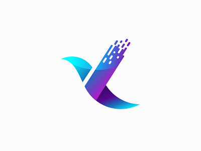 Digital Bird - 3D Logo Design 3d bird bird icon bird logo bird technology blockchain design digital bird fly forsale illustration logo logo 3d logo design mascot logo minimalist logo technology technology logo ui vector