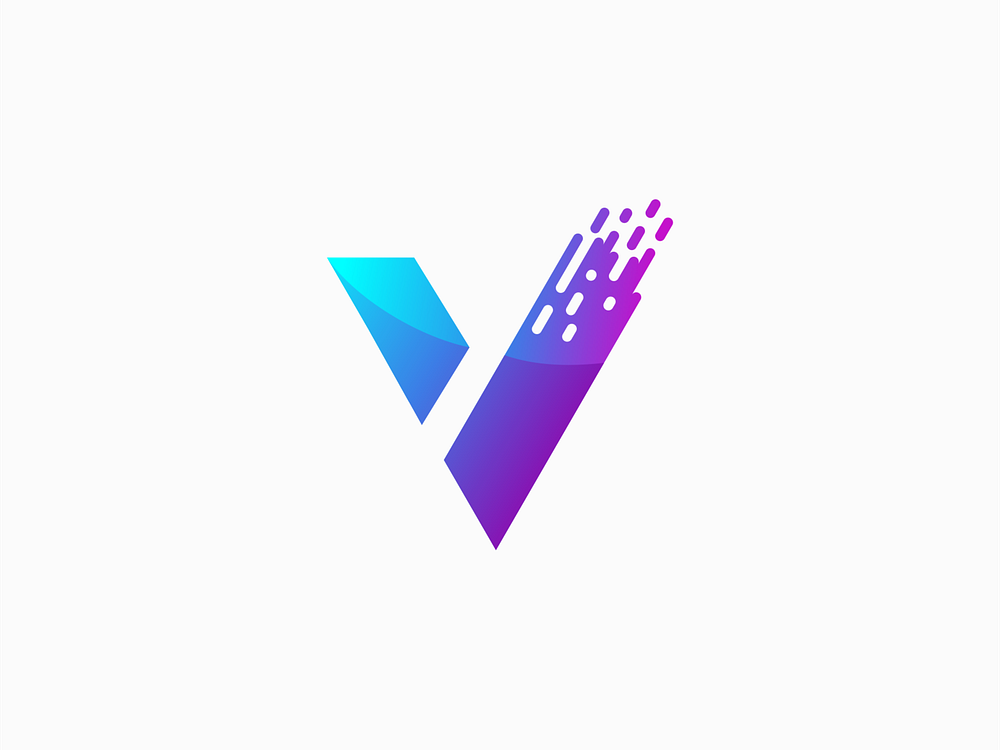 Letter V Logo - Technology Logo by agnyhasyastudio on Dribbble