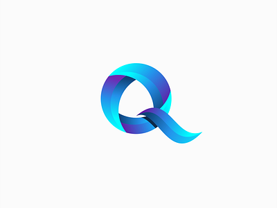 Letter Q Logo Design 3d blockchain blue cryptocurrency design forsale illustration letter letter logo letter q letter q logo logo logo 3d logo design minimalist logo technology technology logo vector
