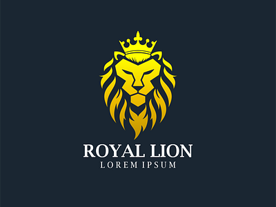 Lion Head Logo Royal Lion By Agny Hasya Studio On Dribbble