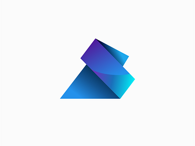 Letter AS 3D Logo