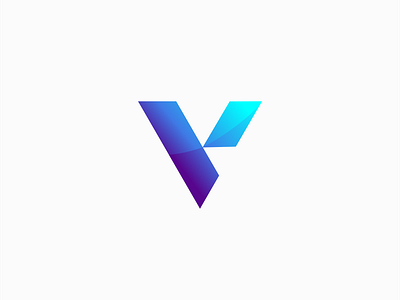 Letter V 3D Logo Concept Design 3d blue design digital forsale icon illustration letter letter v logo letter logo letter v logo logo 3d logo design minimalist logo technology technology logo ui v vector