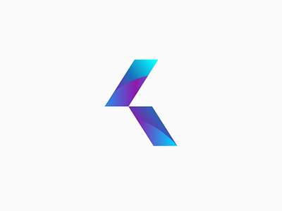 Letter K 3D Logo