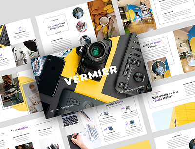 Vermier – Creative Agency PowerPoint Template branding business creative business creative presentation pitchdeck power point presentation power point template pptx