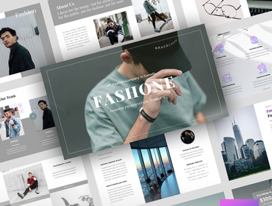 FASHONE - Fashion Agency Presentation Template