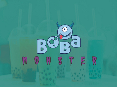 BoBa Monster bobateani branding graphic design logo