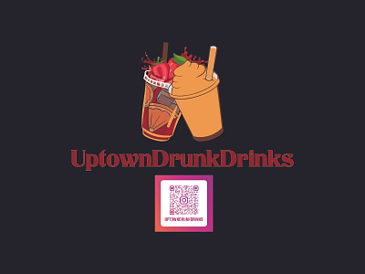 DrunkDrinks 3d branding company design drinks logo graphic design juice logo logo strawberry vector