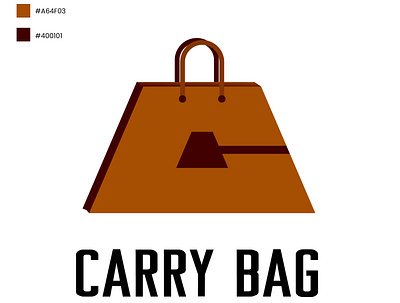 Carry Bag Logo bag bag design branding design illustrator logo packege shopping
