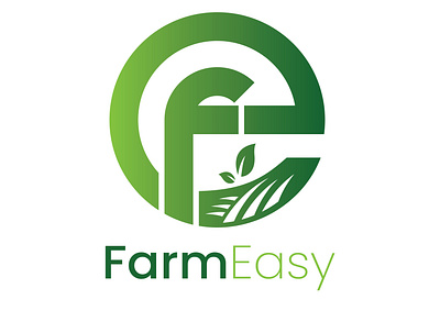 FarmEasy art branding illustration logo form easy pr logo