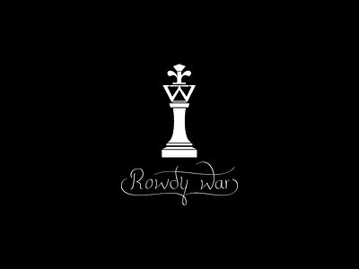RW chess chess icons king rowdy war rw rw logo