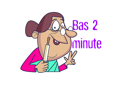 Bas 2 Minute  Sticker