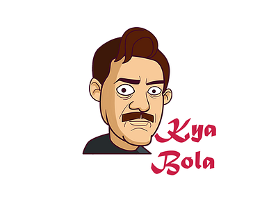 Kya Bola Hindi Text Sticker