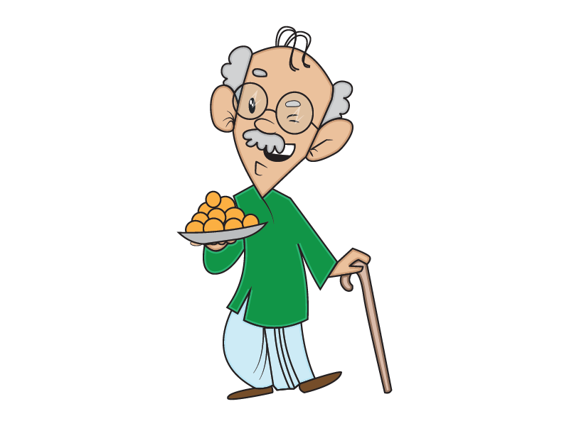 Funny Old Man Cartoon Pictures