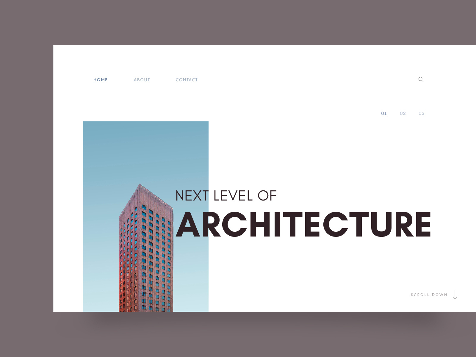 Architecture Web Ui Exploration 03 by Asif Yasin on Dribbble