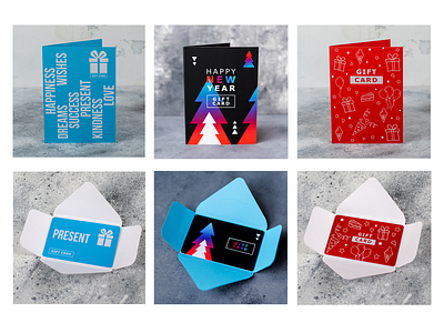 Gift cards for Bantikov branding design graphic illustration package vector