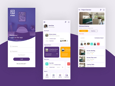Stock Management App app branding design flat illustration inventory logo logo design mobile project stock stockmanagement ui ux web