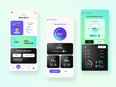 BMI & Water Tracker