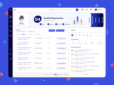 CRM Landing Page