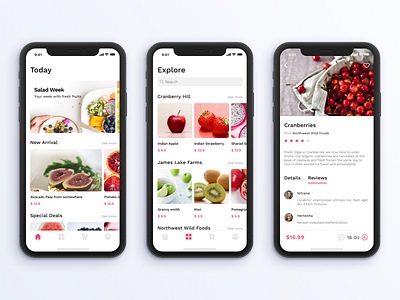 Fruit E-commerce App By Lingjiang Liang On Dribbble