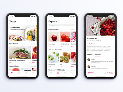 Fruit e-commerce app app e commerce fruit ios iphone iphone x shopping