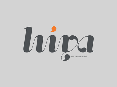 Hiva English Logo artist branding caracter caracterdesign design design art illustrator photoshop illustraion illustration logo typography