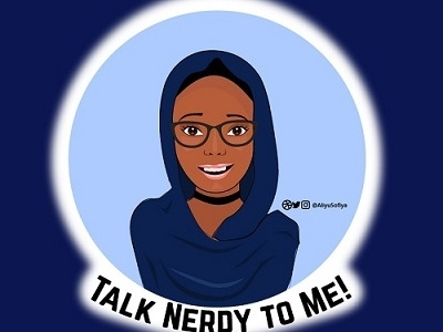 Meenah hijabi illustration nigeria