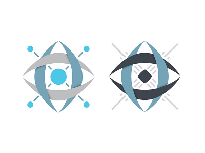 Collusion Logo collusion design eye intersecting eye logo tracking
