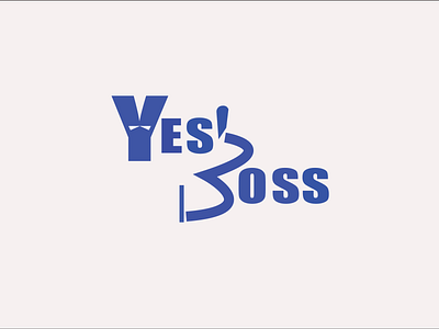 Yes Boss Logo banding design bbaria design branding business logo design illustration letter logo logo logo design