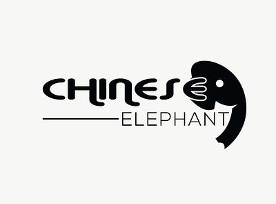 Chinese Elephant Logo banding design branding business logo china logo elephant logo elephant logo design graphic design logo logo china logo design