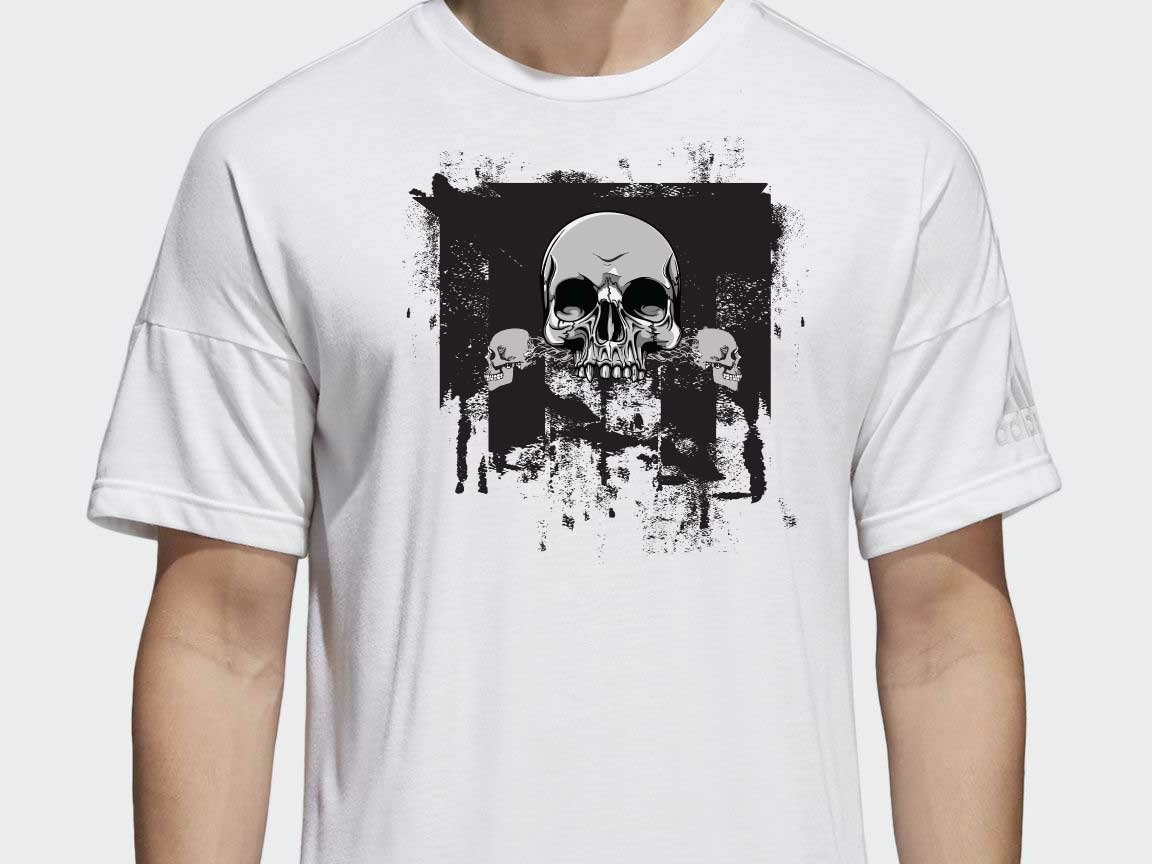 Skull T-shirt Design by Md Dwin Islam on Dribbble